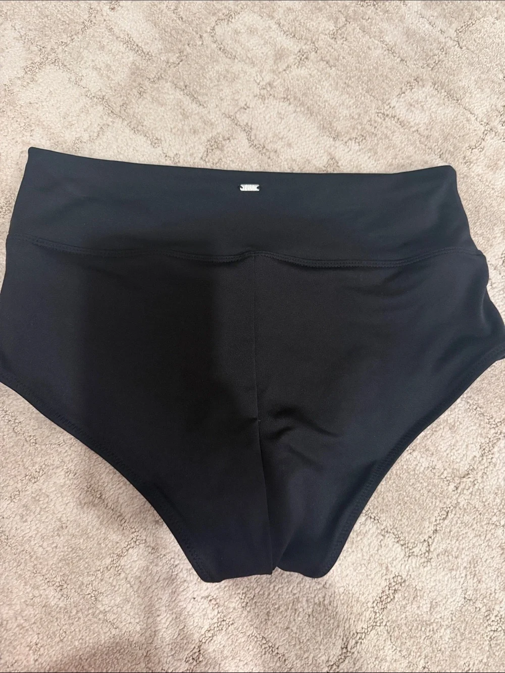 PINK Victoria's Secret High-Waist Black Shorts